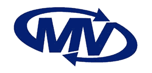 M V logo.