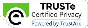 TRUSTe Certified Privacy, Powered by TrustArc logo
